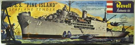 Revell 1/424 USS Pine Island Seaplane Tender - With PBM-5 Mariner Seaplane, H362-169