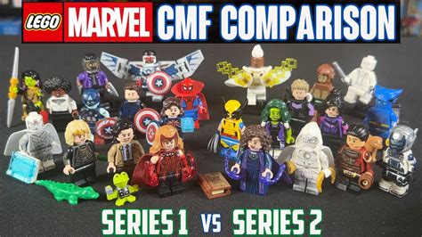 LEGO Marvel CMF COMPARISON: Series 1 vs Series 2 (Which is Better?) - YouTube