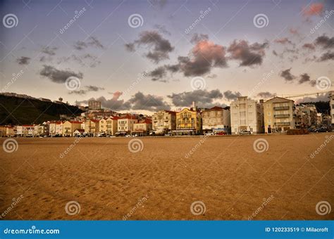 Nazare is a Popular Seaside Resorts in Portugal Editorial Stock Image - Image of sightseen ...