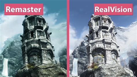 Skyrim – Special Edition Remaster vs. RealVision ENB Mod Collection Trailer Graphics Comparison ...