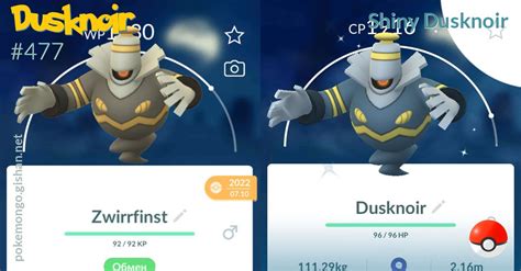 Shiny Dusknoir - Pokemon Go