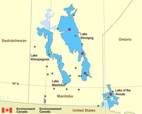 Lake Winnipeg Canada Map