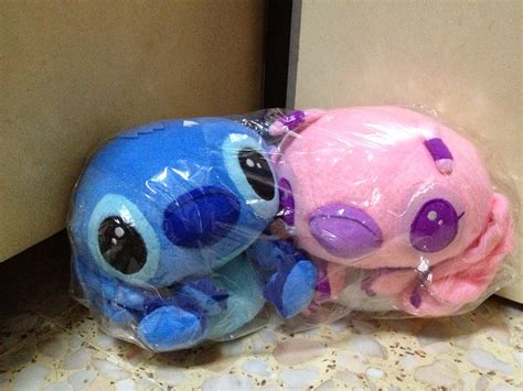 DisneyCuties-Plush N Stuff: #162 Stitch & Angel Plush