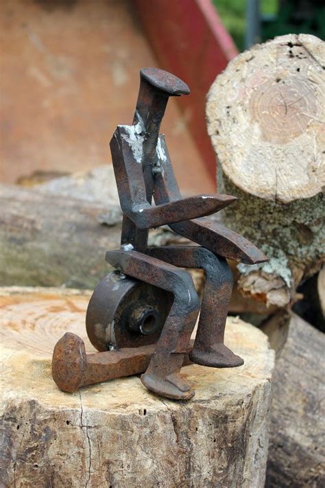 Railroad Spike Man by CrystalMarineGallery on DeviantArt Metal Art Diy ...