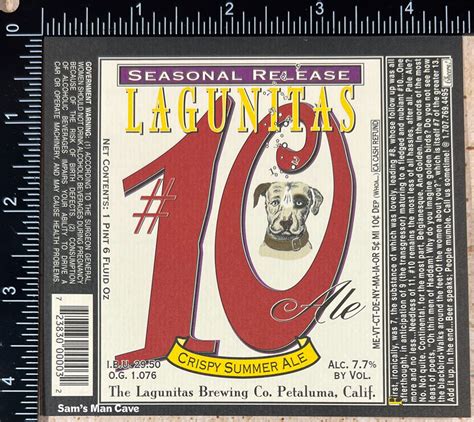 Lagunitas Beer Labels