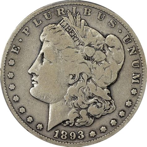 Collector Grade 1893-S Morgan Dollar. 1893-S Morgan $1. Good-06 PCGS.