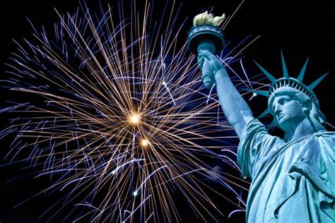 Statue Of Liberty Fireworks Stock Photos, Pictures & Royalty-Free ...