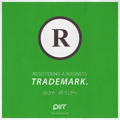 Logo Design: Registering A Business Trademark. - PIRR - Creative Agency ...