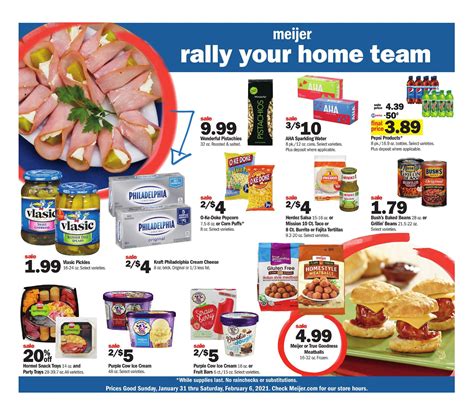 Meijer Sunday Ad January 31 - February 6, 2021 | Thanksgiving, Meijer ...