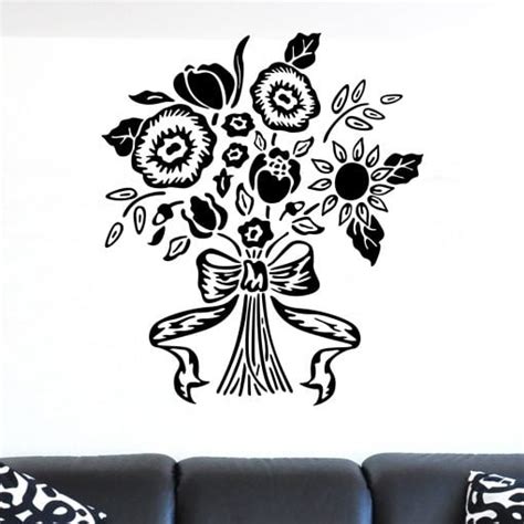 Flower Display Wall Sticker / Decal - World of Wall Stickers