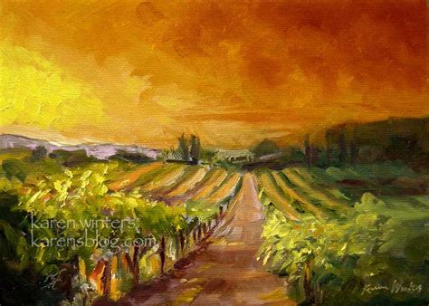 Vineyard Painting