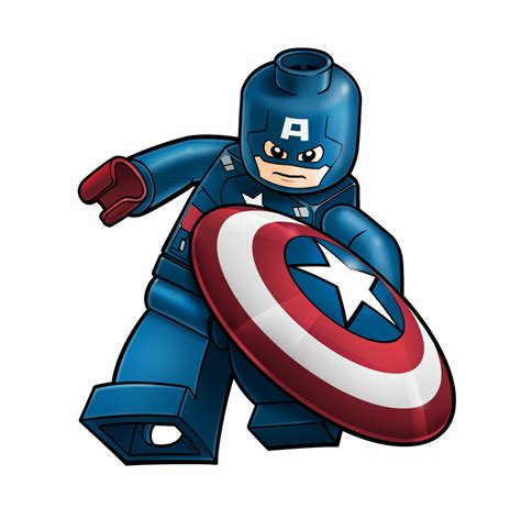 Avengers Lego - Captain America by RobKing21 on DeviantArt