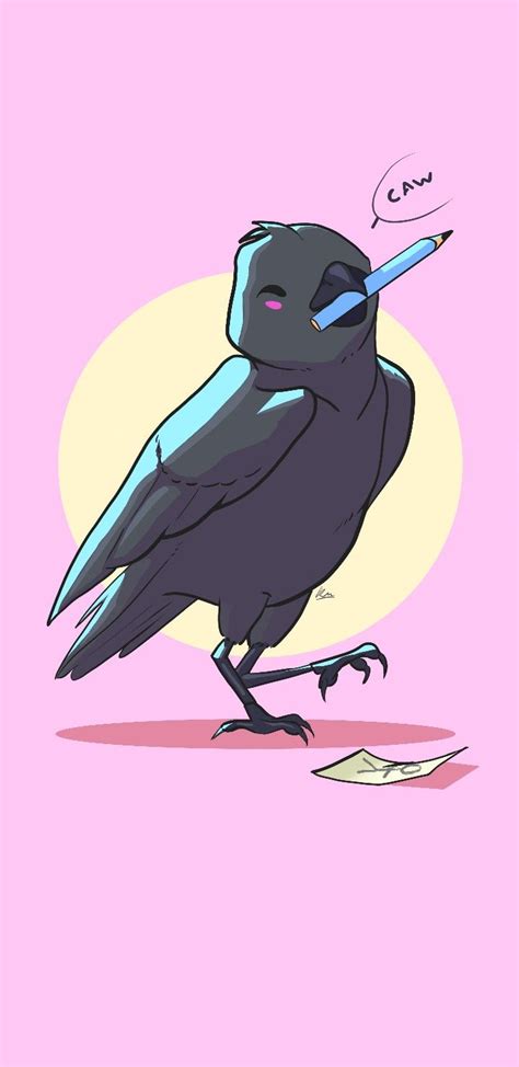 Crow wallpaper | Crows drawing, Digital art anime, Cool wallpapers art