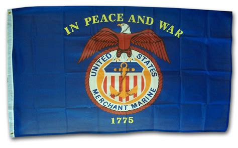 Buy Merchant Marine - 3'X5' Polyester Flag | Flagline