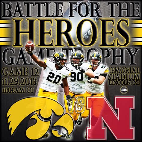 Hawkeye Football on Twitter: "Check out the Hawks tomorrow on ABC for an 11:06am CT kickoff! # ...