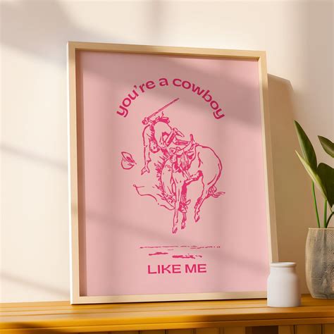 Taylor Swift Cowboy Like Me Print - Etsy