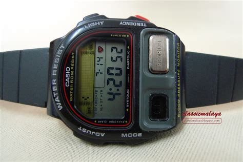 classicmalaya: 210. Casio Blood Pressure Monitor Watch BP-100 (SOLD)