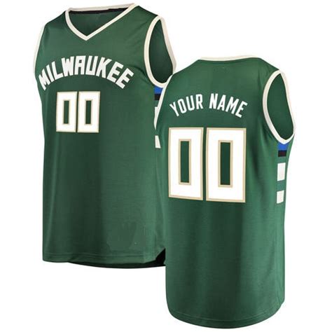 Milwaukee Bucks Style Customizable Basketball Jersey – Best Sports Jerseys