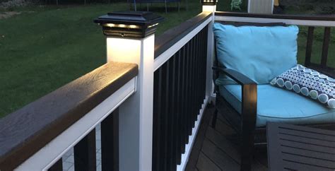 Solar Post Cap Light for Trex Post Sleeves by Ultra Bright | Building a deck, Outdoor deck ...