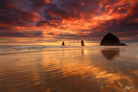 B157 Sunset Haystack Rock, Cannon Beach, Oregon | Randall J Hodges ...