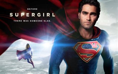 Tyler Hoechlin as Superman and Melissa Benoist as Supergirl CW ...