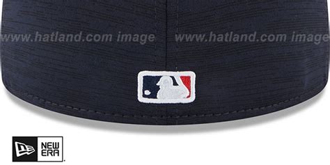 Boston Red Sox 2023 CLUBHOUSE Heather Navy Fitted Hat