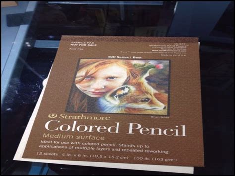 Best Of Strathmore 400 Series Colored Pencil Paper