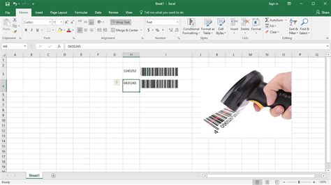 How to create barcode in Excel using Barcode Font - Work with barcode ...