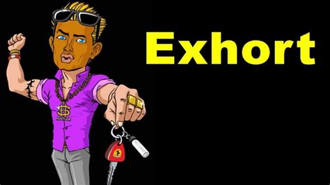 Exhort - Definition + Example - Dirty Vocab - YouTube