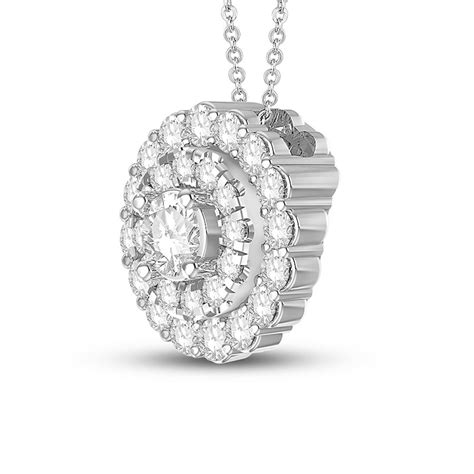 Colorless Diamond Necklace 1/2 ct tw Round-cut 14K White Gold | Jared