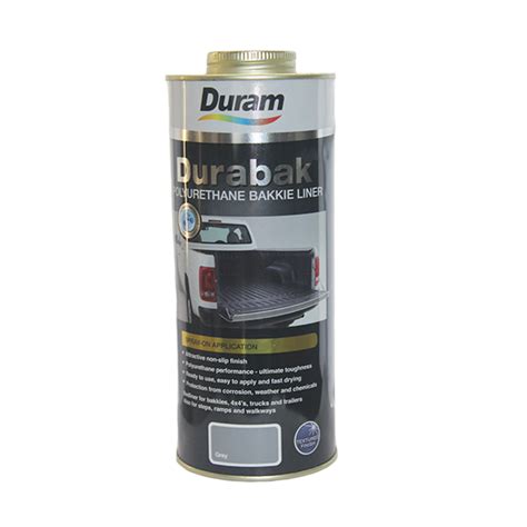 DURABAK GREY COATING 1L [SPRAY] - BRIGHTS Hardware | Shop Online