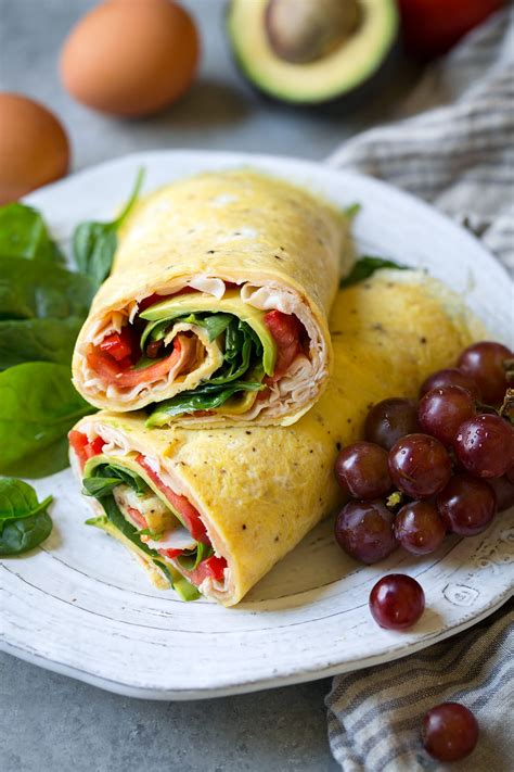 Egg Wrap Recipe (with Turkey and Avocado) - Cooking Classy