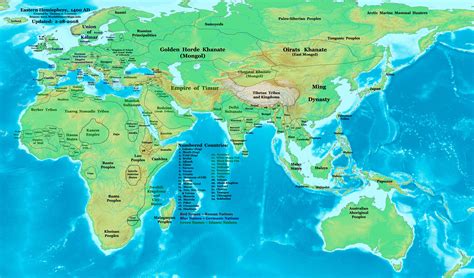 THEN AND NOW: WORLD MAPS -FROM 1300 B.C. TO 1500 A.D-AND HISTORY OF ...