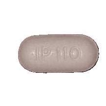 IP 110 Pill White Capsule/Oblong - Pill Identifier