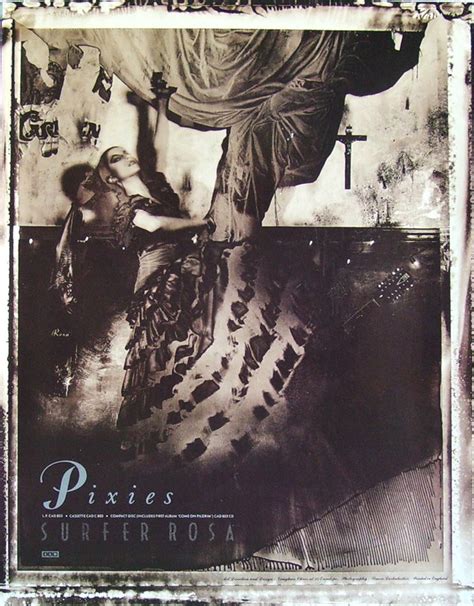 The Pixies "Surfer Rosa" promo poster | Music poster, Pixies poster, Album cover art