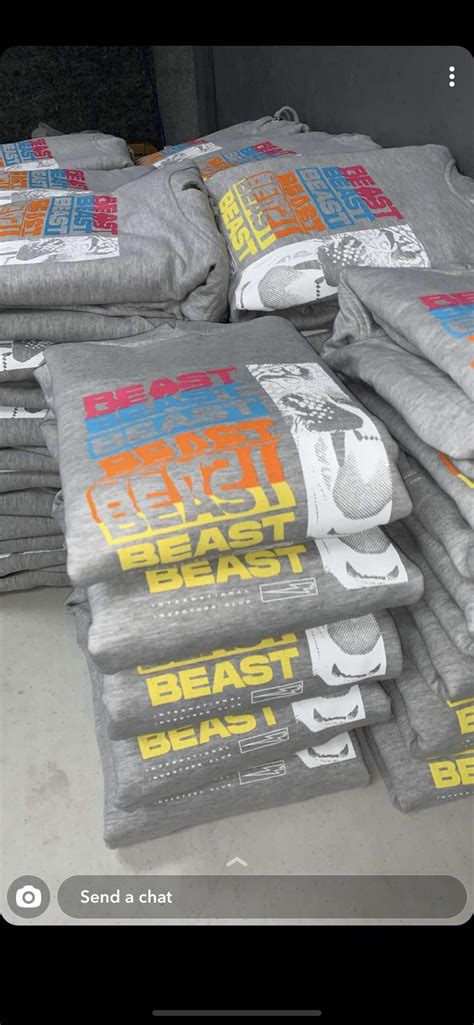 Unreleased merch at factory : r/MrBeast