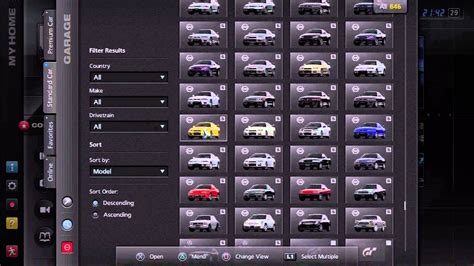 Gran Turismo 5 - All Cars Collected - My Complete Garage [10/28/2011 ...