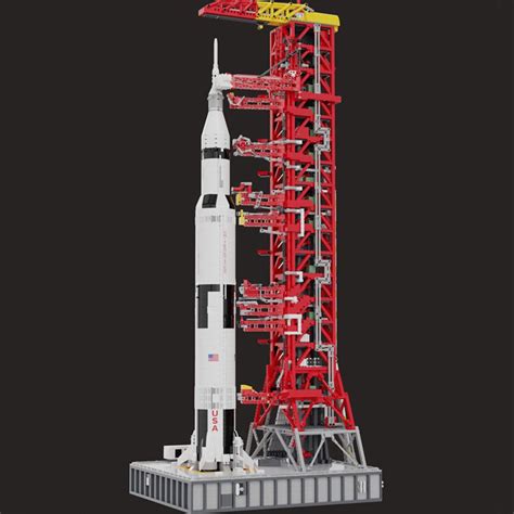 Add a Launch Tower to Your LEGO Saturn V Rocket