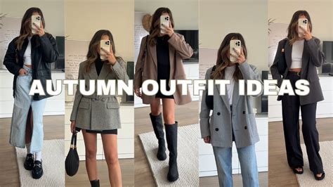 6 TRANSITIONAL OUTFITS FOR AUTUMN | summer to autumn outfit ideas - YouTube