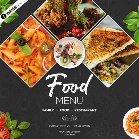 Food Banner Design Template Free PSD Download - Indiater