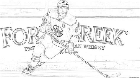 Hockey coloring pages | NHL logo coloring pages