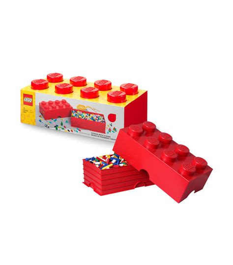 LEGO®? STORAGE BRICK 8 - RED