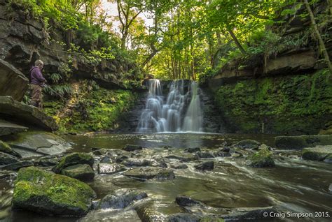 Goit Stock Waterfall, Cullingworth, West Yorkshire, England. 26th May ...