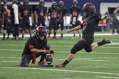 Female kicker makes Texas high school football history