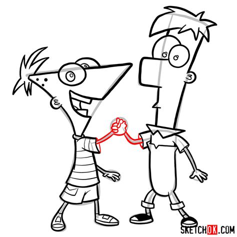 How to Draw Phineas and Ferb from Your Favorite TV Show