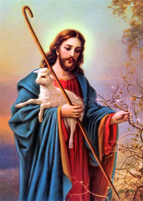 Jesus Shepherd Painting by Munir Alawi - Pixels