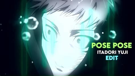 ITADORI YUJI - POSE POSE PHOTOSHOOT [ EDIT/AMV] - YouTube