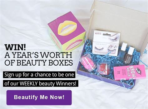 Weekly Beauty Box Giveaway | SampleMeMore | Beauty box, Free beauty box ...