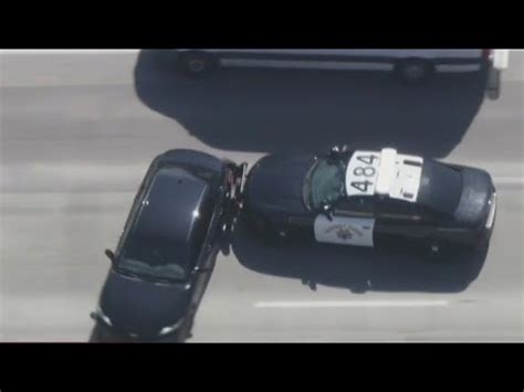 Police Chase Ends with PIT Maneuver on 5 Freeway in Newhall - CrimeDoor