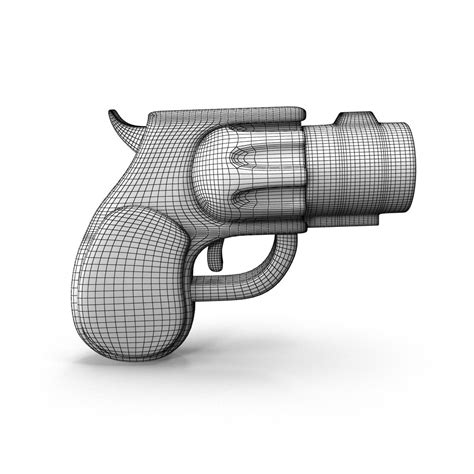 Cartoon Revolver 3D Model - TurboSquid 1522978